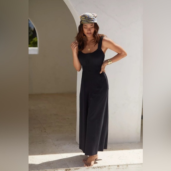 Anthropologie The Simona Scoop-Neck Jumpsuit - Picture 1 of 7